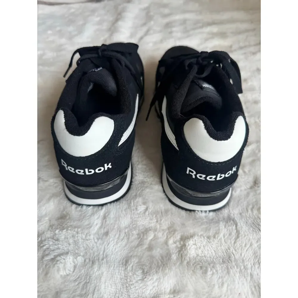 New Reebok Harman Work Sneaker Black White Slip Resistant Men 7